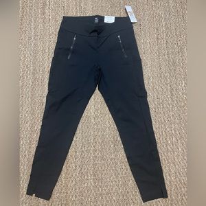 Women's Gaiam Metro Zippered Pocket Ponte Pants NWT